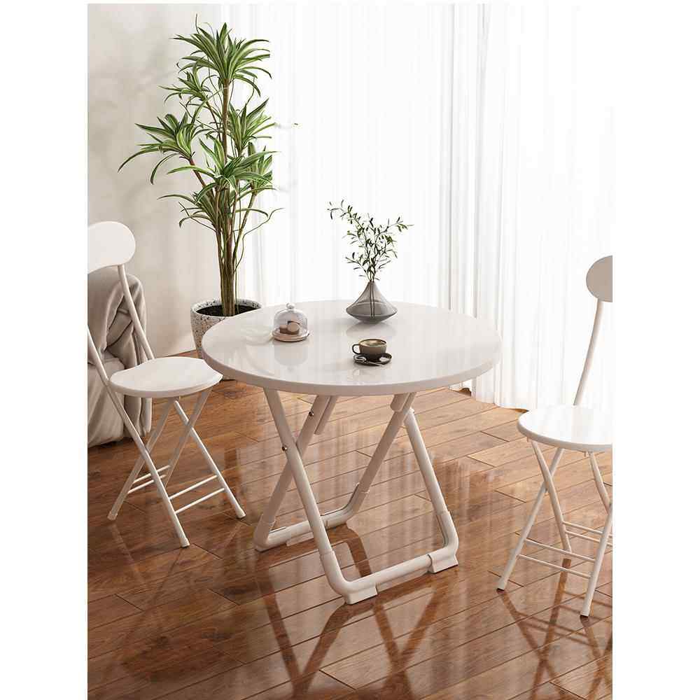 家用折叠桌小户型桌椅组合简易餐桌阳台吃饭桌便携小圆桌摆摊方桌,住宅家具,折叠桌,淘宝优惠券,粉丝福利购,淘宝优惠卷