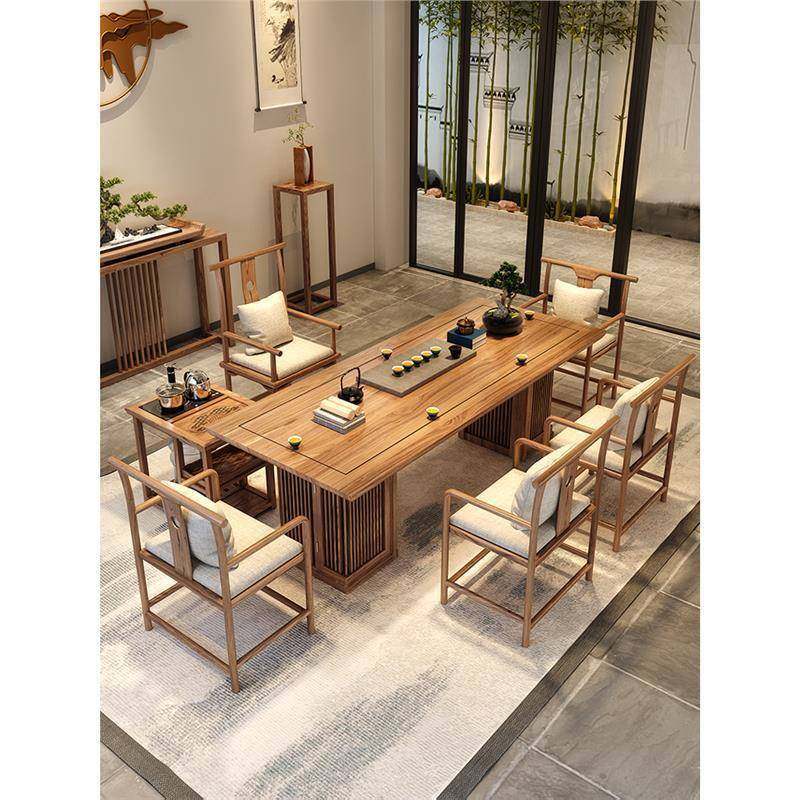 新中式白蜡木实木茶桌柜子腿现代简约艺术泡茶桌办公室家用茶台,纺织面料/辅料/配套,纺织机械配件,淘宝优惠券,粉丝福利购,淘宝优惠卷