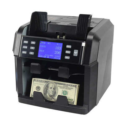 XD-2400外币点验钞机CIS图像识别混点合计金额一口半机内置打印机
