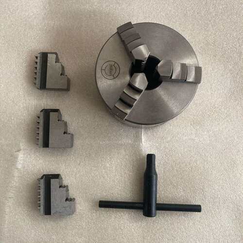 CJ0618车床用100MM32通孔三爪卡盘WM210V车床125MM38MM三爪卡盘
