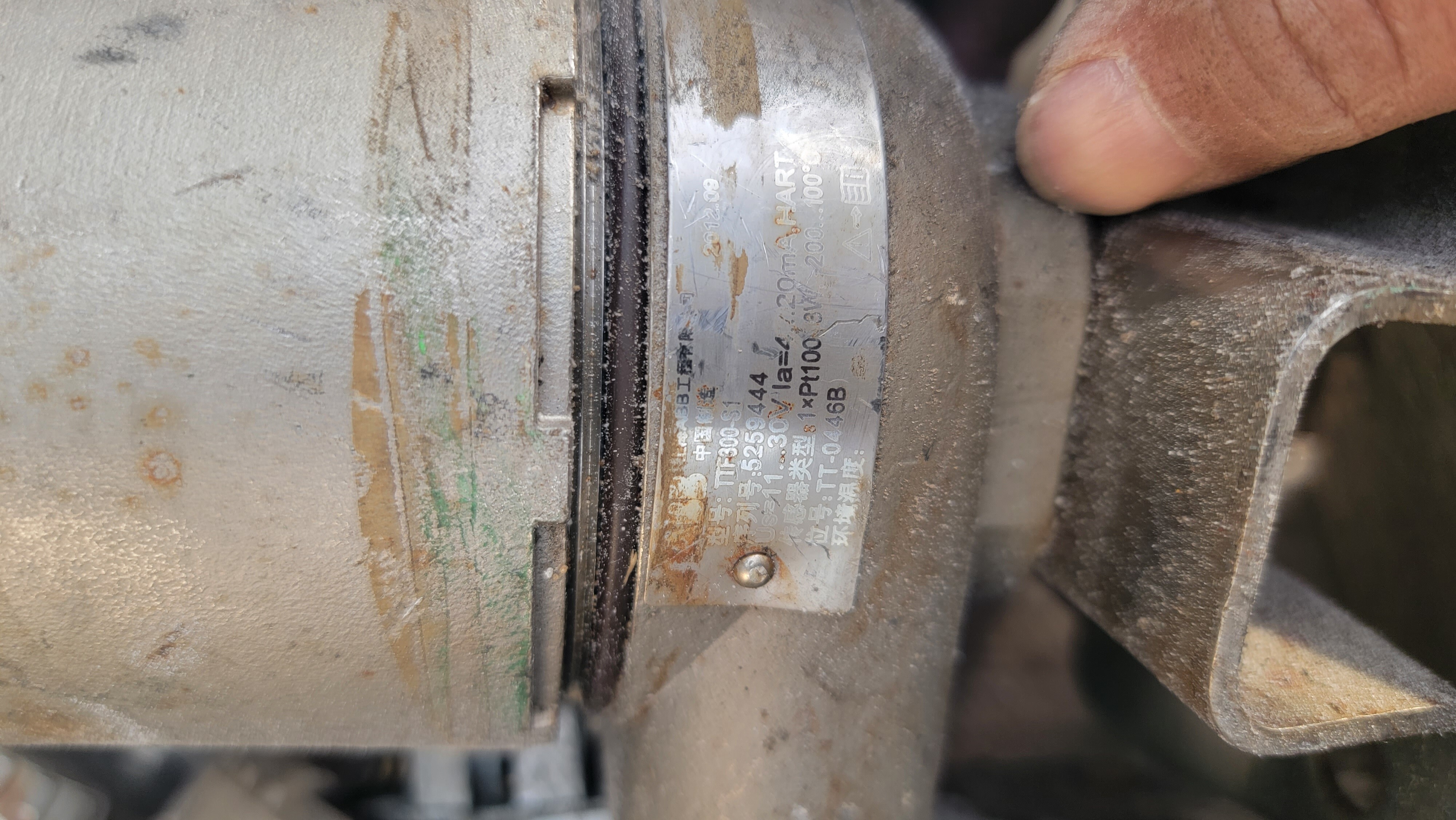 abb温度变送器，不锈钢外壳型号TTF300-S1，原装拆机