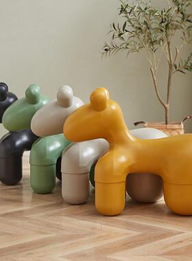 小椅创意椅子客厅小狗椅动物凳子个性儿童GPP坐凳家卡通造型马座