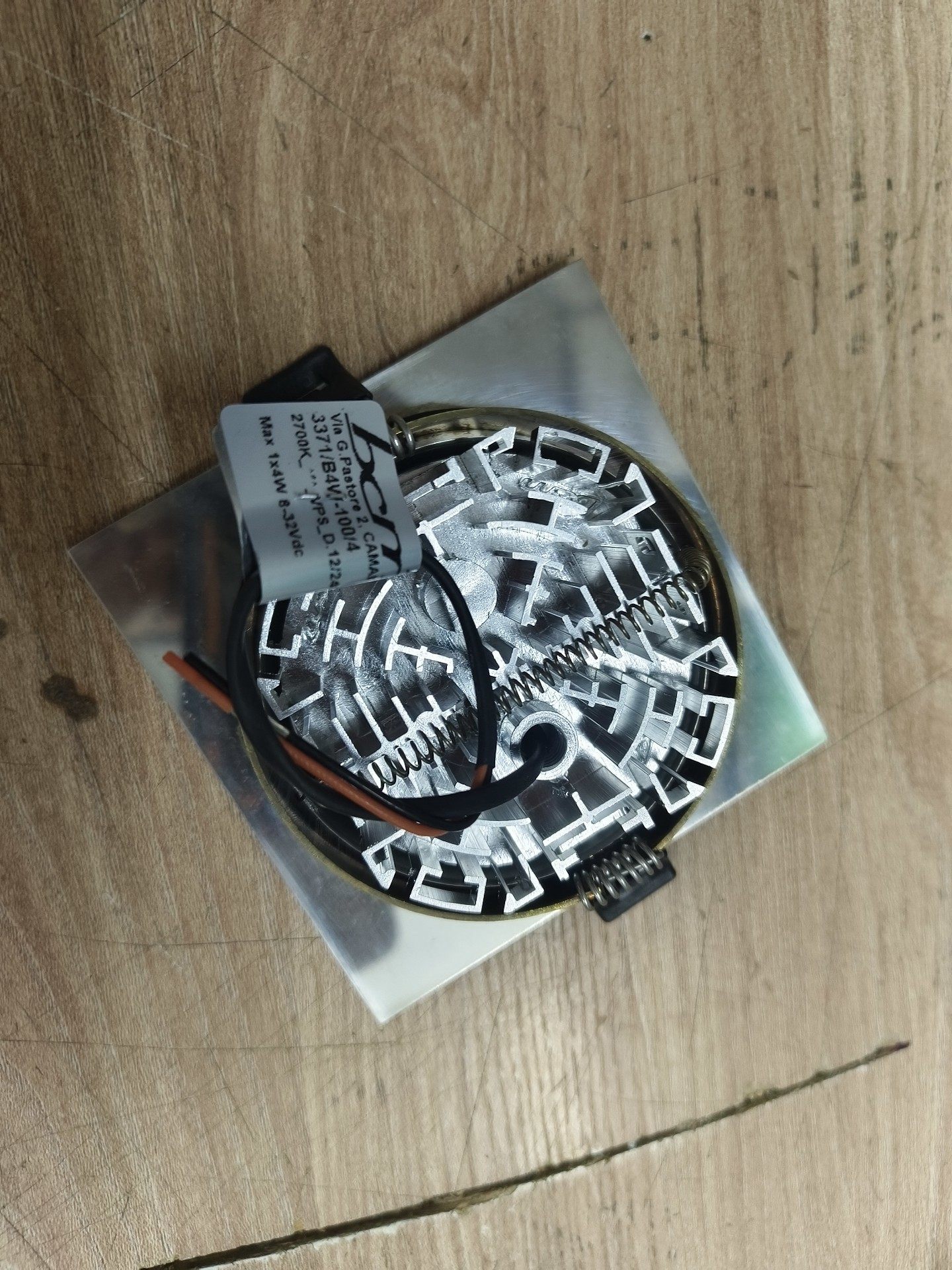 船用不锈钢方形天花板灯，意大利进口，电压10～30VDC，全