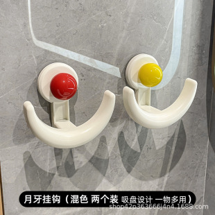 卫生间发圈发箍吸盘挂钩墙上发绳发夹挂架皮筋收纳架吸盘挂钩收纳