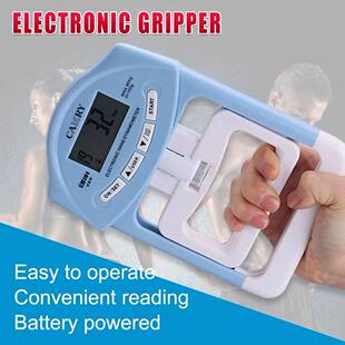 268Lbs Grip Tester Hand Dynamometer Digital Strength 120Kg