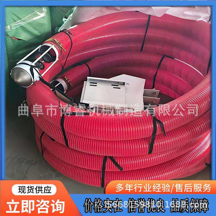 便捷式软管吸粮机不吸弹簧软管抽料机160管径谷子装粮机