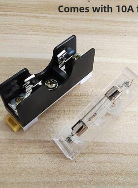 Fs-10保险丝座6X30玻璃保险丝管座220V指示灯Fs101卡轨式保险丝座