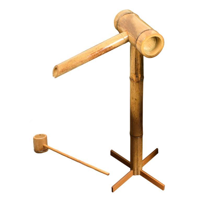 xyt竹流水摆件 竹子装饰造景 鱼缸石槽石钵 水景 园林庭院竹子流