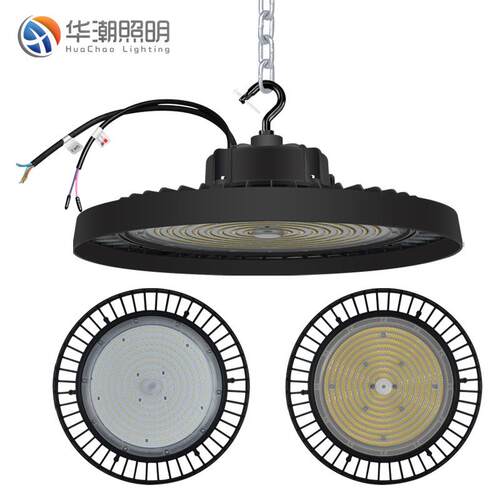 跨境ufo工矿灯led高亮100W飞碟灯防水工业厂房仓库车间天棚照明灯