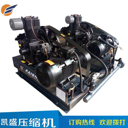 凯/盛工厂直销排量2.4m3m0in压力3公斤吹瓶气高压活塞式2*STA155