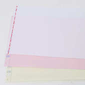 等分批发四联送三等分二联电脑清单货单二撕一联打印纸三张边900