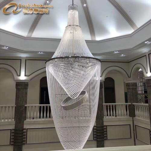 Chandelier大型酒店水晶吊灯售楼部沙盘异形工程大吊灯