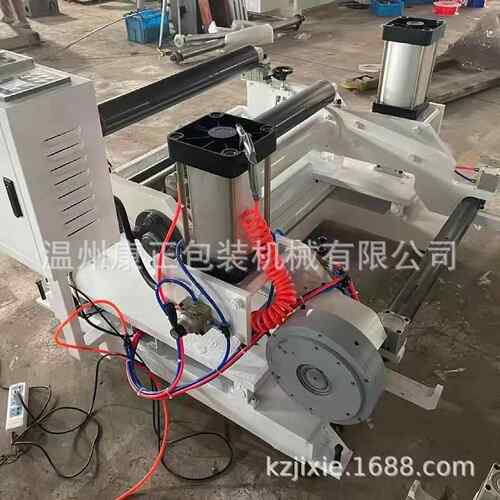厂自家行供应薄膜纠偏放料卷筒纸纠偏放架动气缸上料对材料进自动