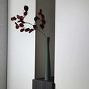 玄关白色拉丝花客厅创意摆件器装 饰品电视柜干花酒柜细长插花花瓶