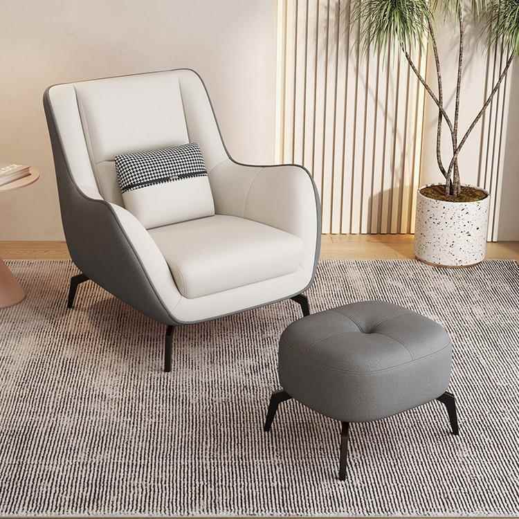 懒人厅沙椅单IZG人沙张发小户型客单阳台发休闲椅设计师老虎凳酒