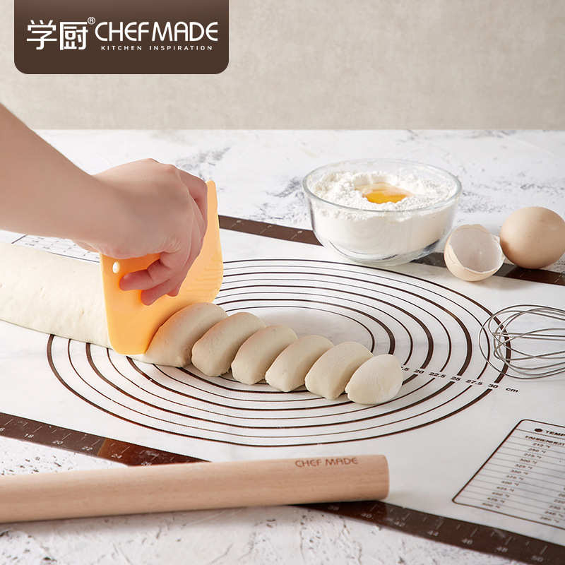 CHEFMADE学厨耐高温硅胶垫揉面垫大号加厚和面垫60*40cm烘焙工具