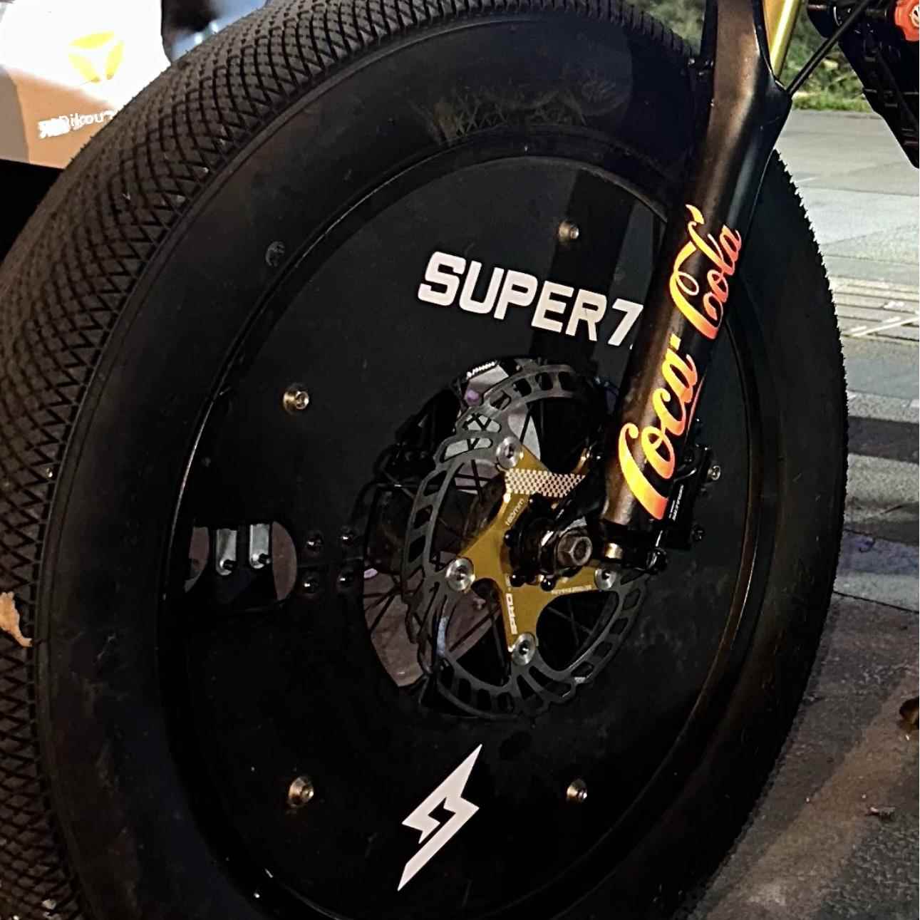 Super73刹车盘加厚防滑彩色刹车盘160mm刹车盘Super73改装零件