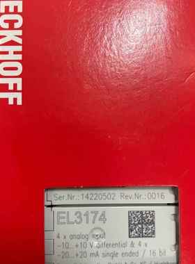 beckhoff倍福EL4122EL4124EL4134EL5001EL5002EL5101EL5151