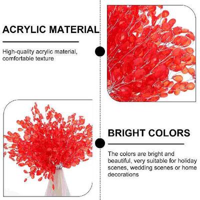 50 Pcs Wedding Party Decor Simulation Drop Flower