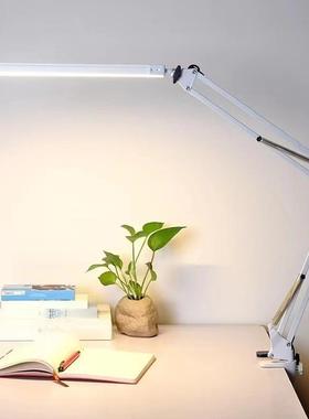 Desk Lamp爆款长臂护眼台灯USB便捷式折叠阅读学习卧室床头夹子灯