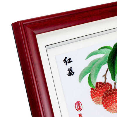 品粤广绣粤绣非遗手工艺品高档挂画装饰办公室客厅玄关送领导长辈
