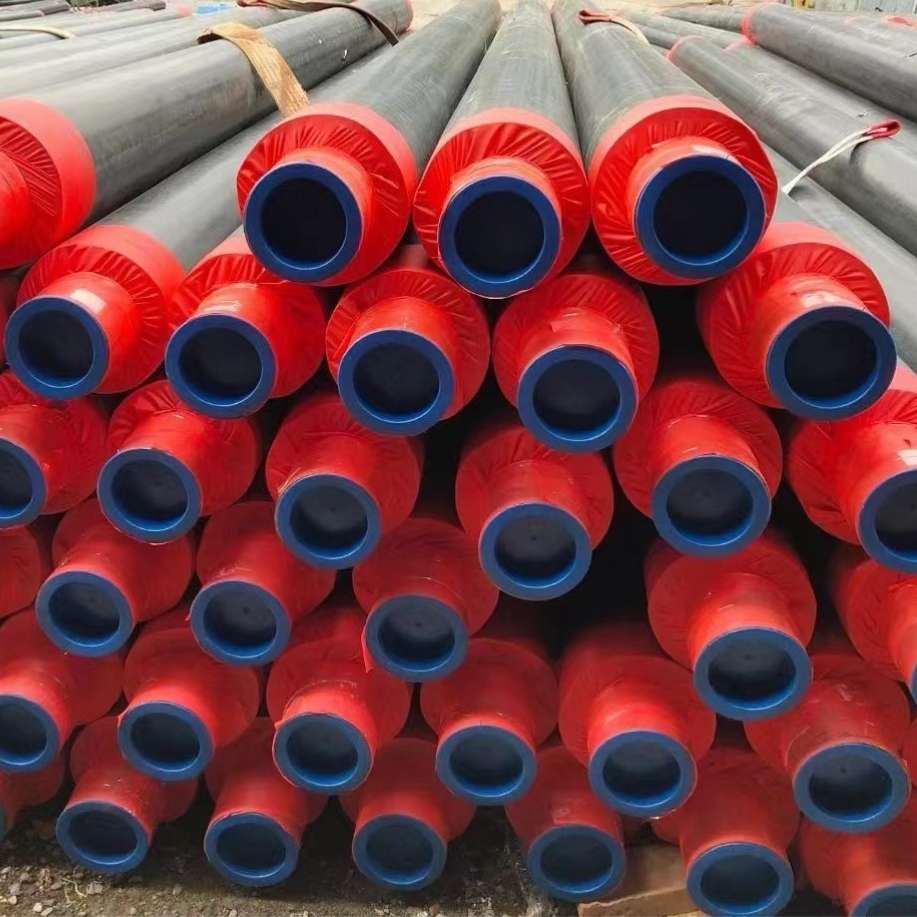 PERT2型聚氨酯保温管道小区供热系统保温管地暖温泉热水管耐高温