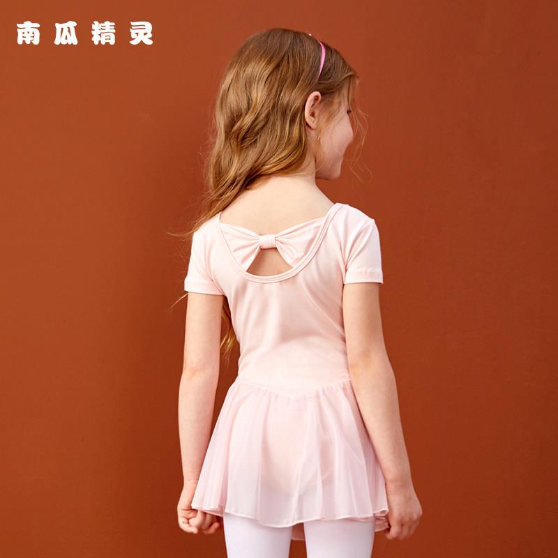 舞蹈服儿童女中国舞练功服夏芭蕾舞裙女童幼儿园短袖跳舞表演服装