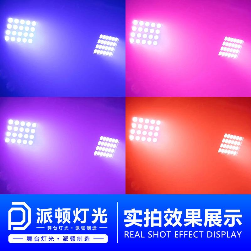 派顿 20颗防水投光灯室外防水染色灯LED补光灯户外景区亮化彩色灯