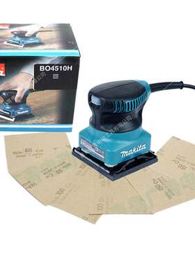 makita牧田O45FMW56木工砂纸家机用电机动砂光机BO4510H抛光B打磨