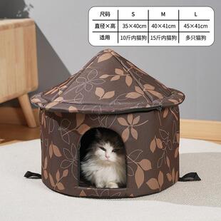 耐用流浪猫过冬神器秋冬流浪猫庇护所别墅冬日猫窝冬加厚室外遮阳