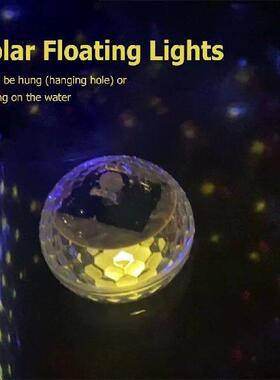 Solar Powered Water Float Light LED Pool Floating Light