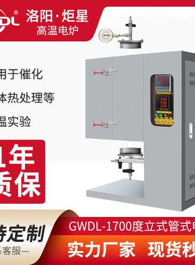 温立式管式电炉电阻炉不锈钢炉管石英刚玉管可定制化学气象沉积