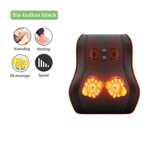 Neck Massager with Deep Tissue Kneading for Back Neck Cushio