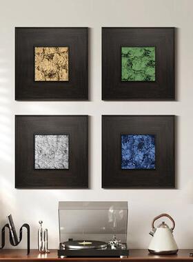 中古风玄画关挂法式al202505复古客厅沙级发背景墙装高感软装饰画