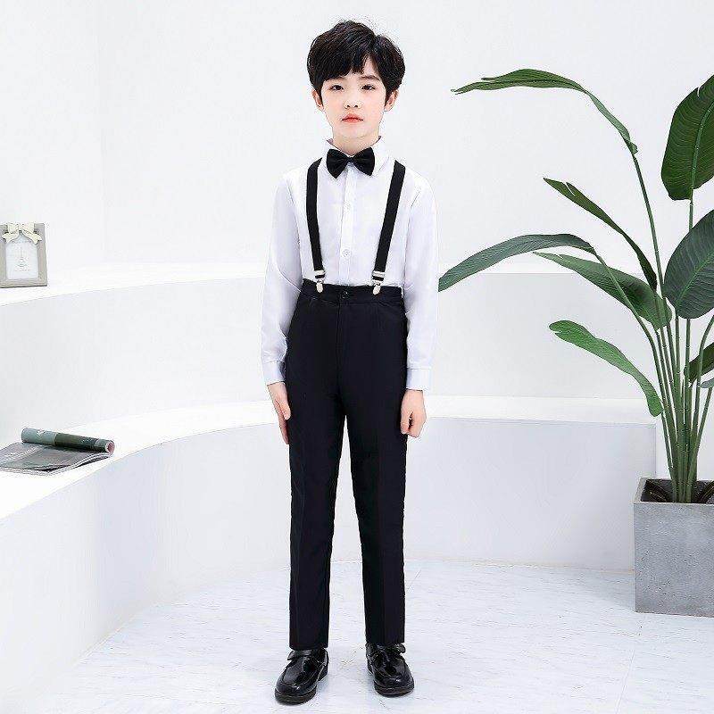 高档六一儿童舞演出服女幼儿园蹈粉色花朵蓬蓬纱朗小学生诵合唱裙