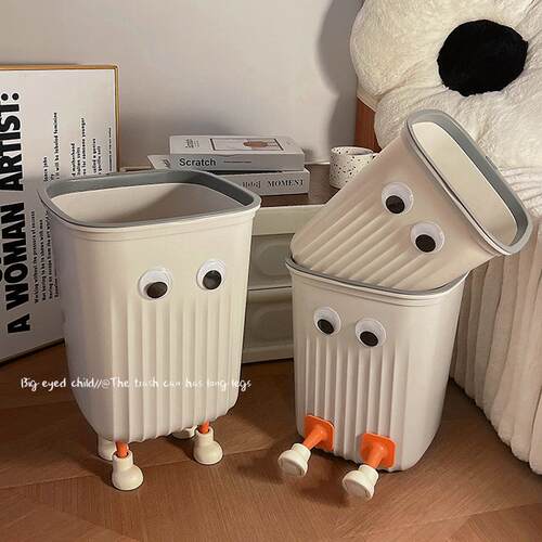 Creative Big-Eyed Trash Can, High Aesthetic Value, Cute for