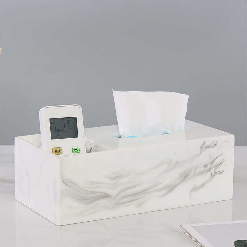 收纳北欧现代 大理抽简约时尚轻奢纸巾盒纸盒客厅餐巾创意石纹盒,家居饰品,装饰纸巾盒,淘宝优惠券,粉丝福利购,淘宝优惠卷