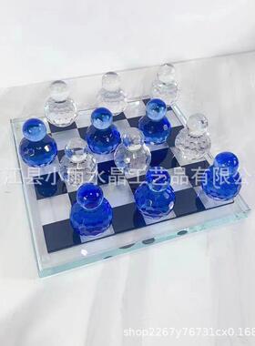 现房代尚家居件北欧XD6FTH轻奢电镀银色国摆际棋盘软装饰时品样板