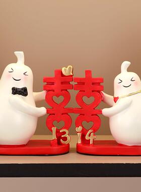 采购产品可爱的快乐字永不点梨饰品，新婚订婚饰品，实用的结婚礼