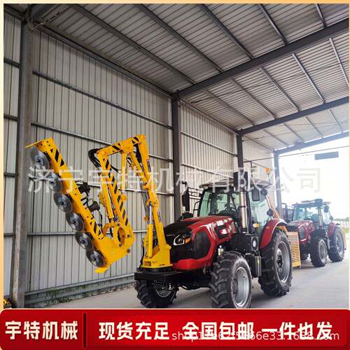 车载式绿篱修剪机伸缩臂割草机高速公路绿化带边坡高空树枝修剪车