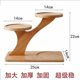 实木桌面多层小花架多肉实木飘窗阳台客厅办公室花盆架子置物绿植