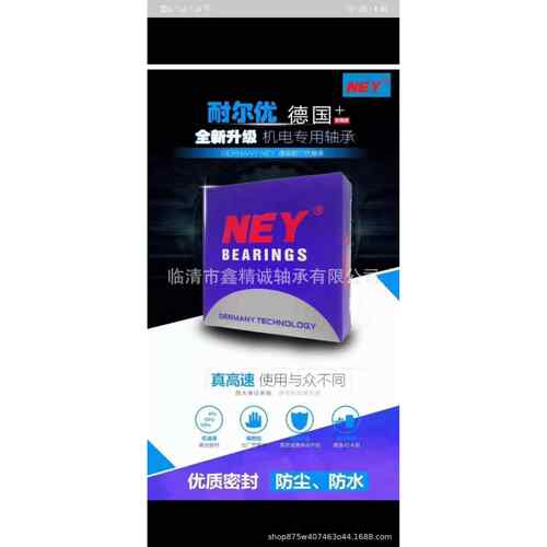 NEY德国进口圆柱滚子轴承RN212 219 220 222 228 307 308 309 310