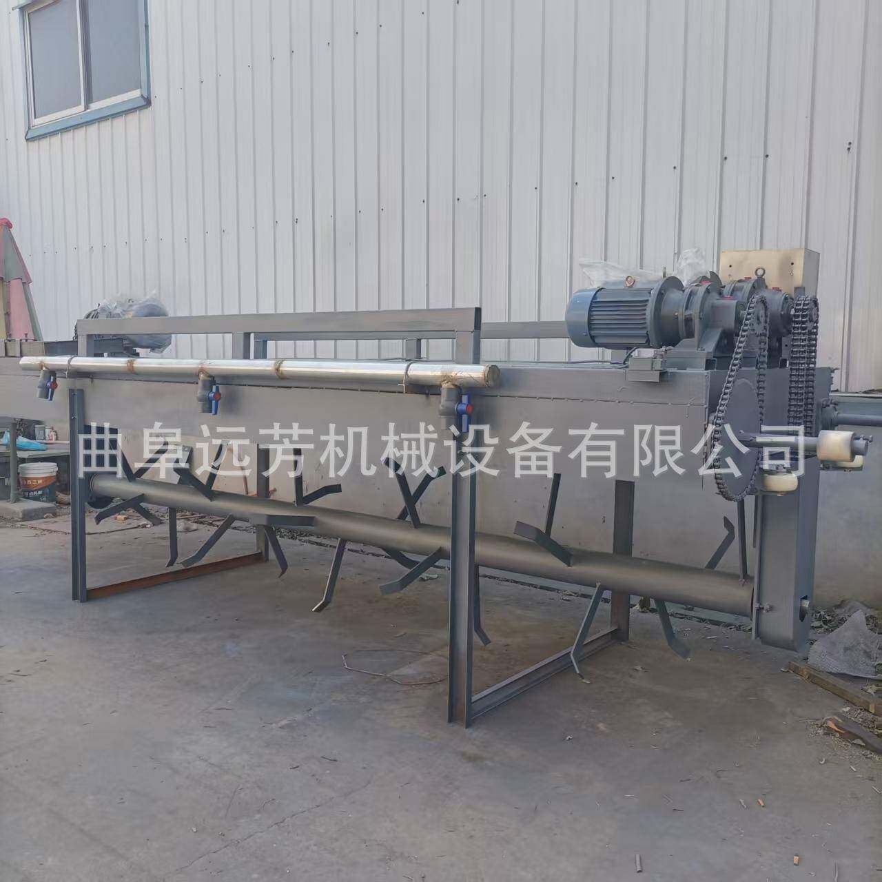 发酵床槽式翻堆机养猪场猪粪处理设备牛羊粪堆肥发酵翻耙机