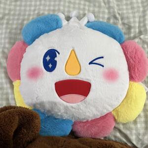 蜜*冰城毛绒花冰城花花雪王抱枕玩具送礼玩偶公K仔娃娃沙发靠垫萌