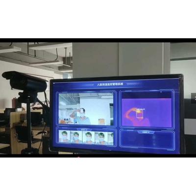 北京现货双光热成像人体测温热像仪 自带黑体测温精度±0.2 学校