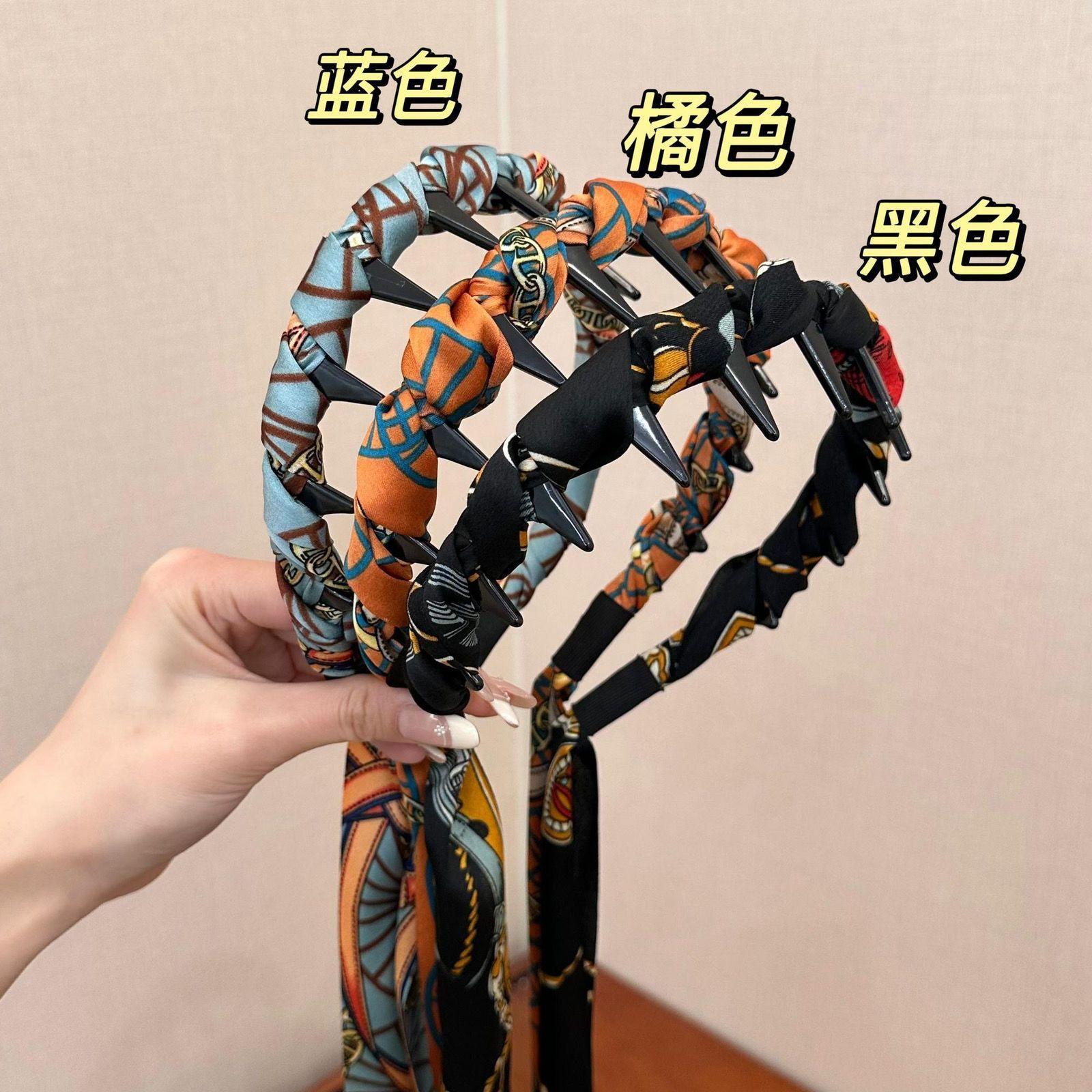 宫阙繁花飘带波浪发箍发箍发饰