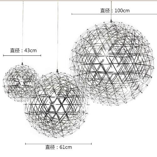 新款火花球吊灯婚礼装饰商用吊灯灯售楼部餐厅幼儿园满天星吊灯球