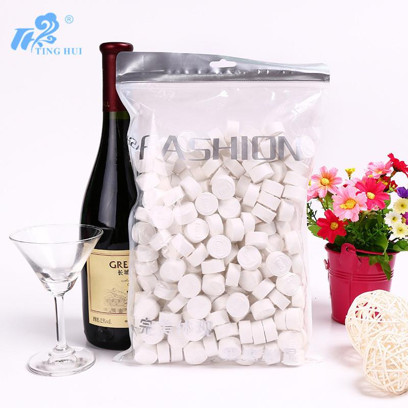 厂家直销th-210小压缩毛巾袋500颗子装压缩方巾裸压装缩毛巾