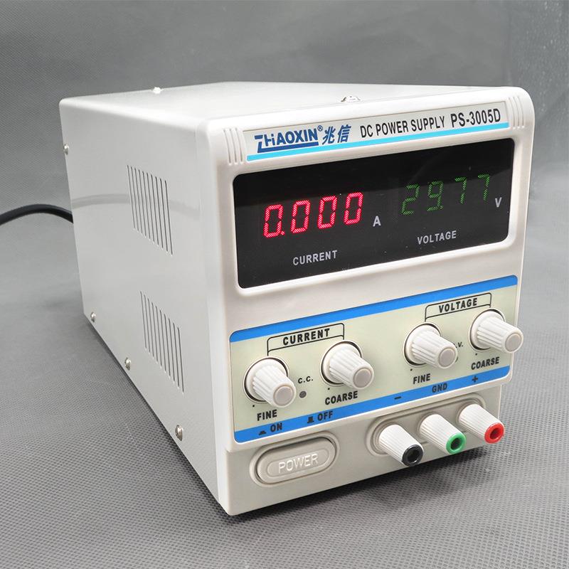 兆信直流稳压电源PS-3005D 30V5A可调电源高精度线性直流实验维修