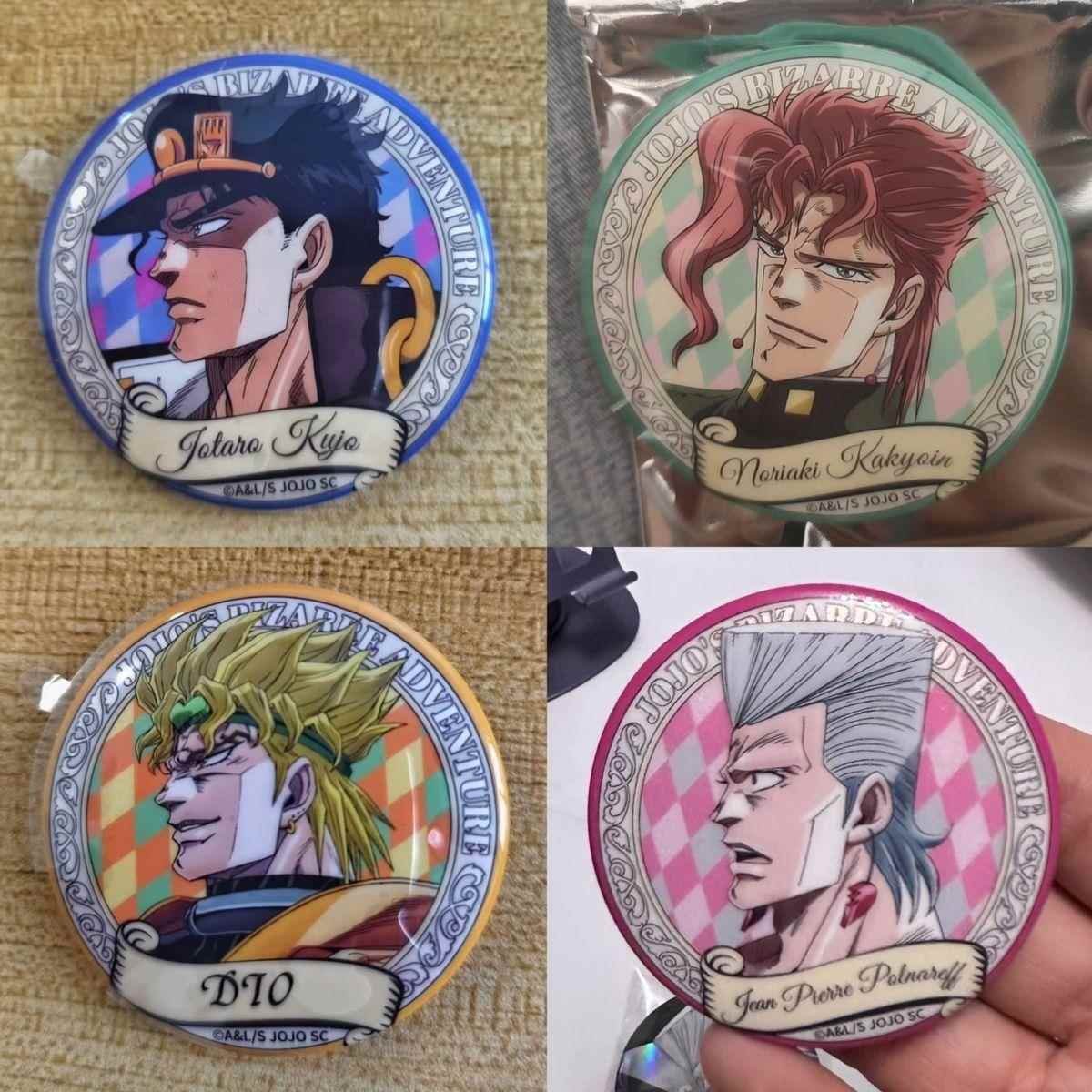 jojo的奇妙冒险周边承太郎Dio花京院啵啵高颜值吧唧徽章胸针自制